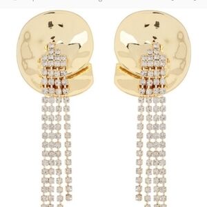 Bauble Bar Rhinestone Cascade‎ Earrings NWT